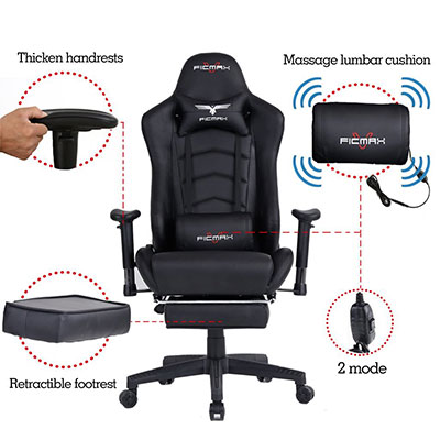 Ficmax-Large-Size-Gaming-Chair-additional-features