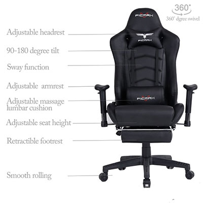 Ficmax-Large-Size-Gaming-Chair-features