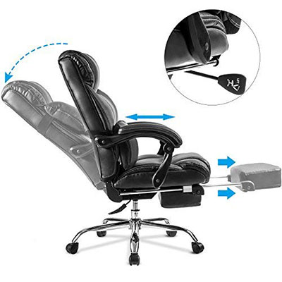 Merax-Portland-Technical-Leather-Big-&-Tall-Executive-Recliner-Napping-adjustments