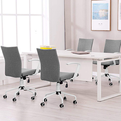 DJ·Wang-Grey-Computer-Desk-Chair-in-conference-room