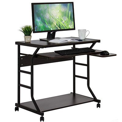 computer-workstation-desk-with-wheels-with-keyboard-tray