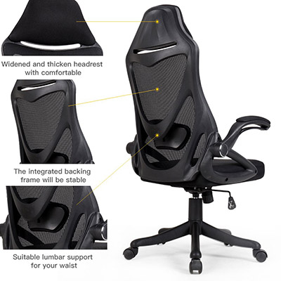 Zenith-BERLMAN-Ergonomic-High-Back-Mesh-Office-Chair-features