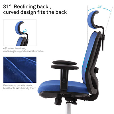 Sihoo-ergonomic-office-chair-adjustments