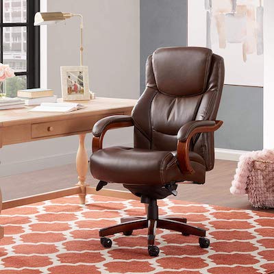 5-La-Z-Boy Delano Big & Tall Executive Bonded Leather Office Chair