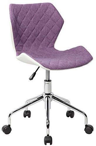 9-Techni Mobili Modern Height Adjustable Office Task Chair, Purple