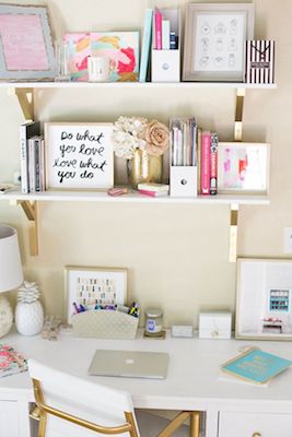 Hang A Shelf Over Your Desk
