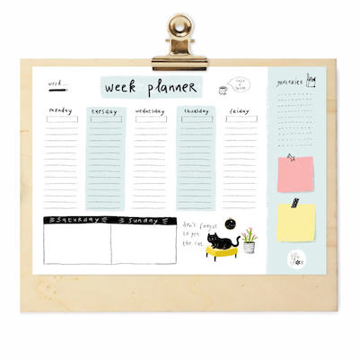 Keep A Weekly Planner Handy