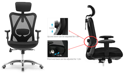 The Lumbar Support Needs To Be Adjustable In Height And Depth